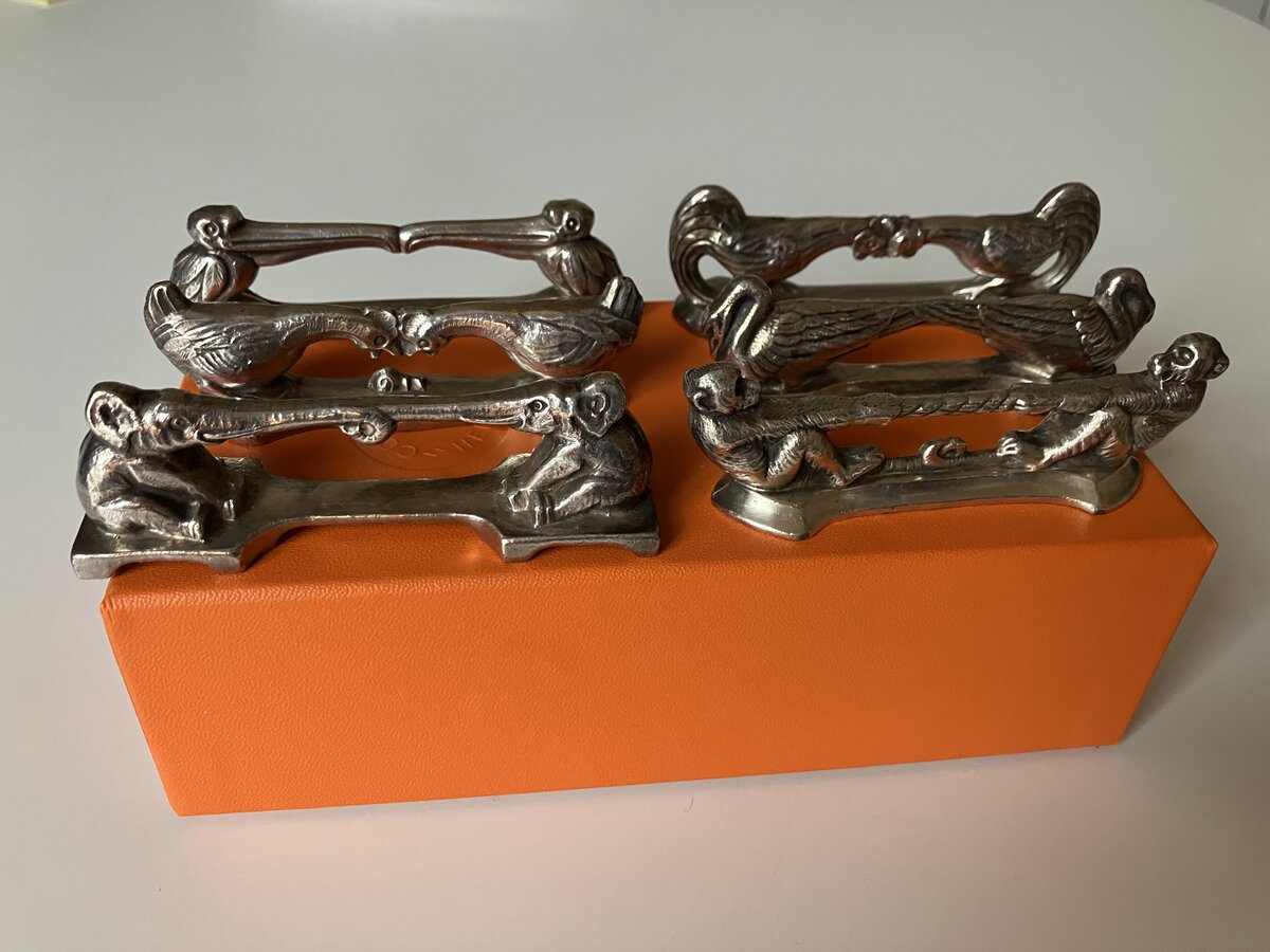Argit – Porte-couteaux animaux Art déco