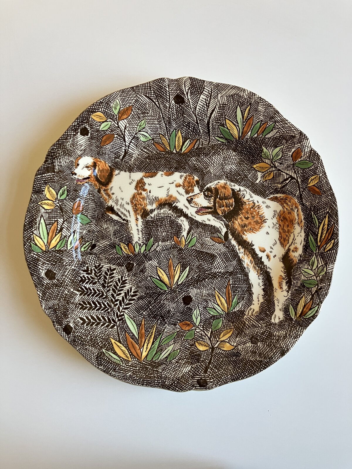 Assiette Gien - Modèle Rambouillet