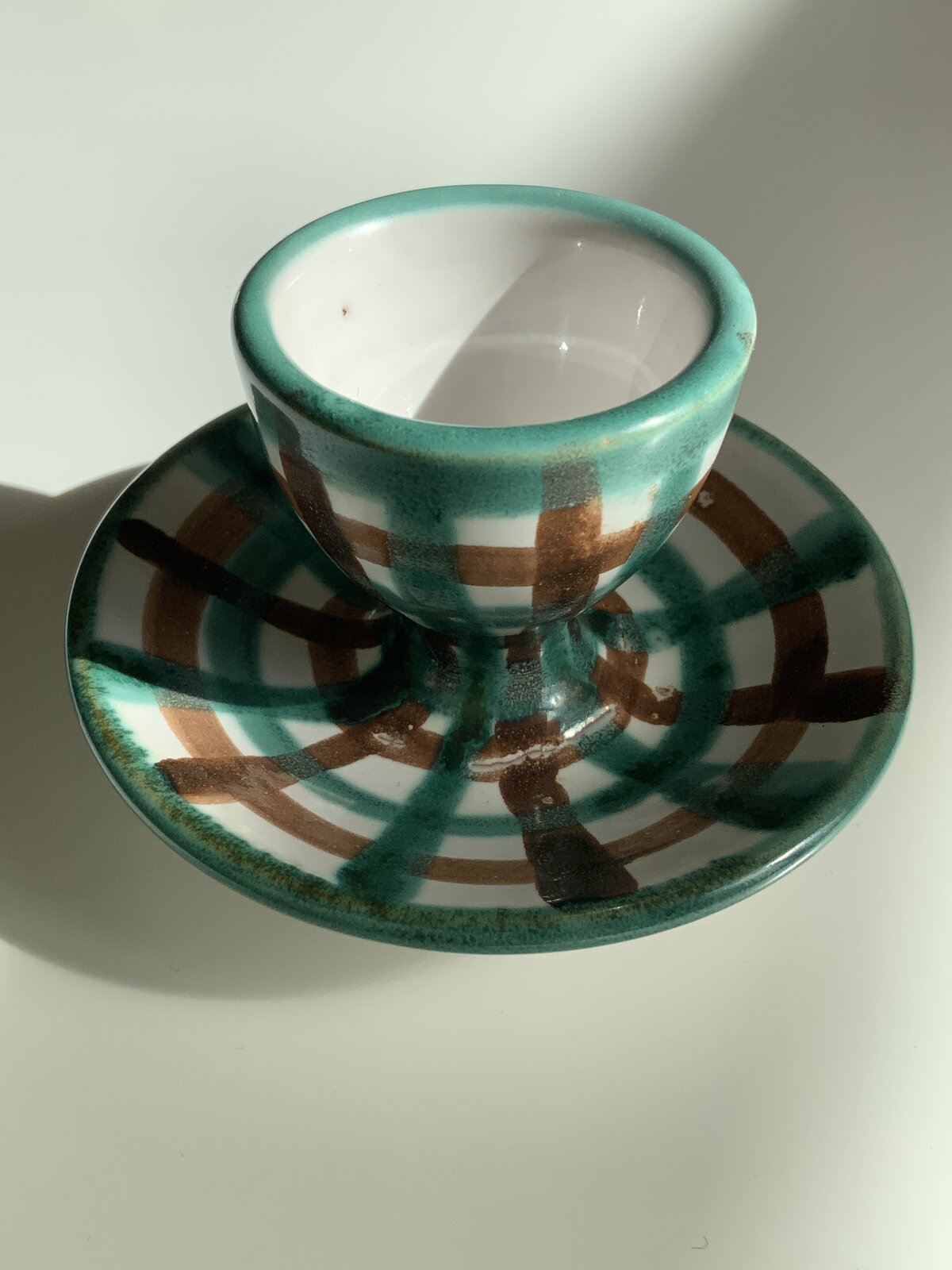 Coquetier en céramique - Robert Picault, Vallauris