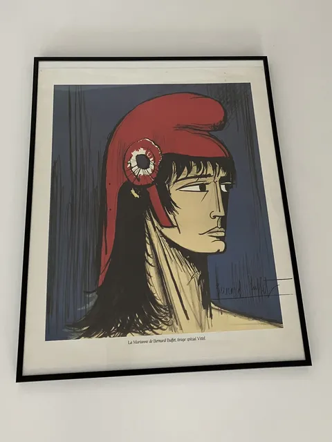 Portrait Marianne Tirage limité - Bernard Buffet