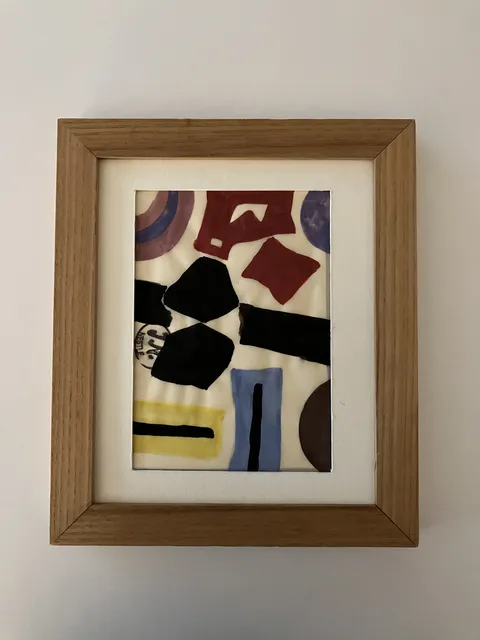 Composition Gouache sur papier calque - Jacques NESTLE