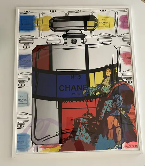 Mister Clever Tableau Chanel N°5 Mondrian unique n° 1/1