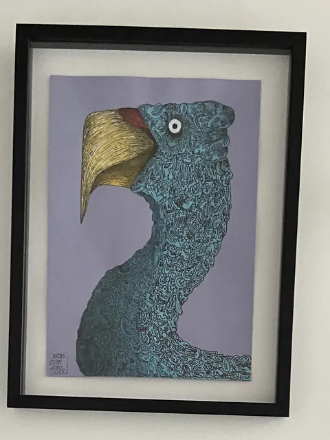 Tableau Bird#1 L’arme de croco