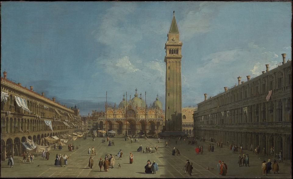 Antonio Canale Place Saint-Marc, fin des années 1720, New York, The Metropolitan Museum of Art